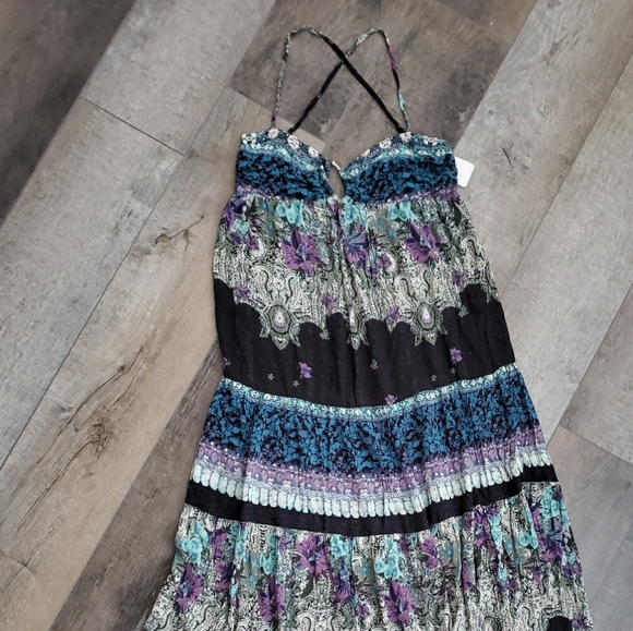 Free People Maxi Dress Give A Little - Picture 3 of 9